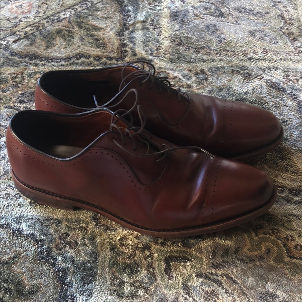 Allen Edmond leather dress shoe